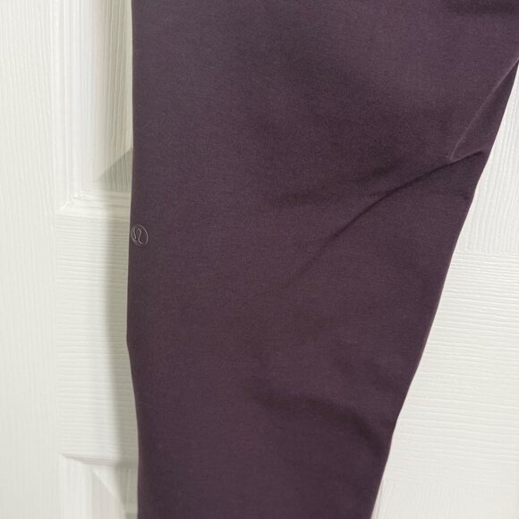 Lululemon Trousers Womens 12 Purple Go City Trek Mid Rise Ponte Stretch Travel - Picture 7 of 15
